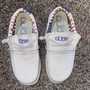 Hey Dude Off White Patriotic